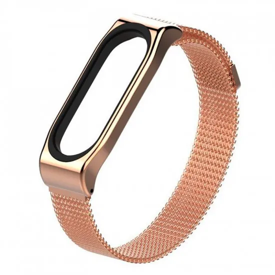 Curelușă Xiaomi Mi Band 3/4 Gold (metal)