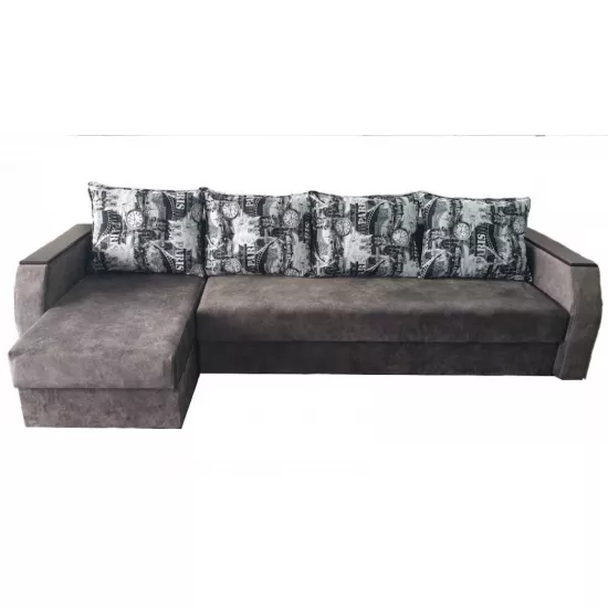 Диван угловой Art Lux E1 (3x1.5), Коричневый