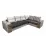 Диван угловой Art Lux E1M1 2Bar (3×2), Серый