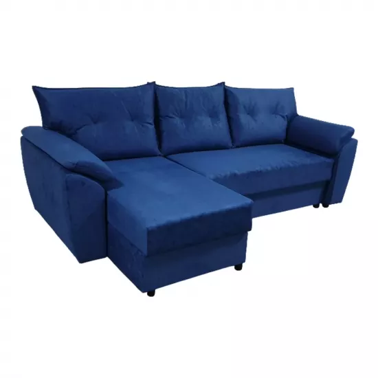 Диван угловой Art Lux E1V1 (1.5x3.05), Синий