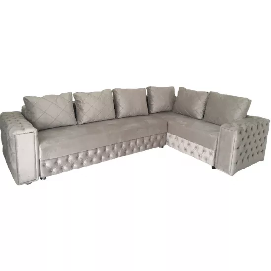 Диван угловой Art Lux E1M1K1 (2x3), Бежевый