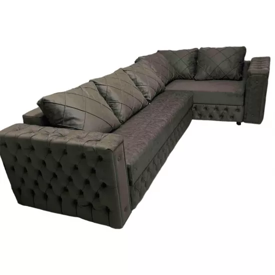 Диван угловой Art Lux E1M1K1 (2x3), Коричневый