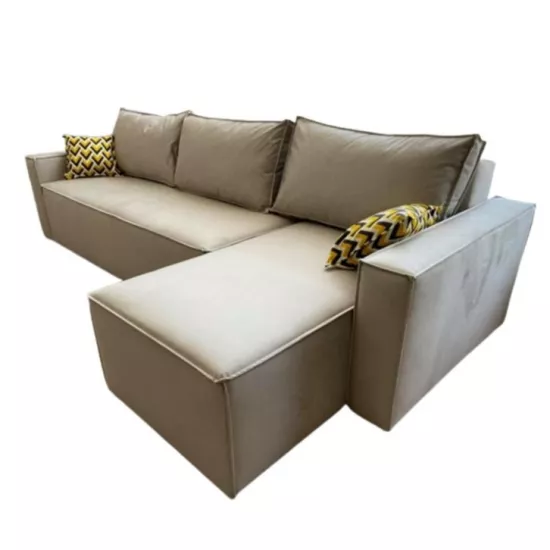 Диван угловой Art Lux E3 (3x1.5), Капучино