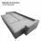 Canapea de colț Art Lux E3 (2.5x1.5), Dark Grey