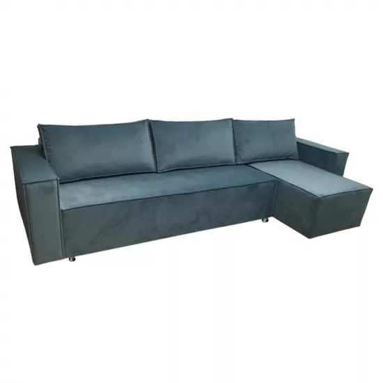 Диван угловой Art Lux E3 (3x1.5), Тёмно серый