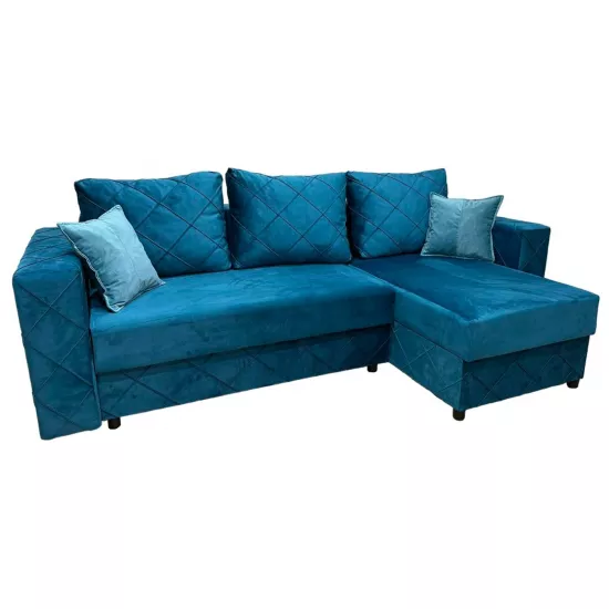 Canapea de colț Art Lux Eros E5L (2400x1400), Blue