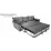 Диван прямой Art Lux N3V1 (0.93x2.38) Model 7
