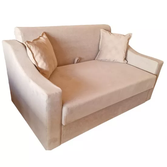 Canapea dreaptă Art Lux N2 (0.83x1.87) cotiere fara lemn, Bej