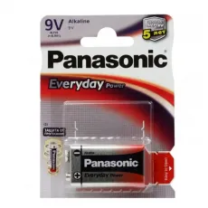 Батарея прямоугольная Panasonic 1xCrona (6LR61REE/1BR) Батарея прямоугольная Panasonic 1xCrona (6LR61REE/1BR)