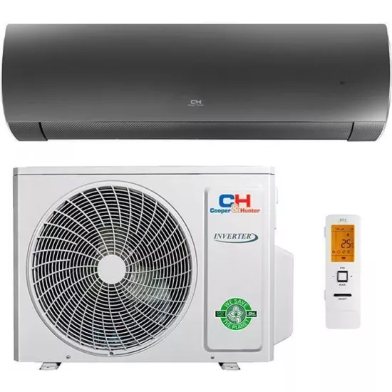 Aparat de aer condiționat Cooper&Hunter Daytona Inverter Wi-Fi R32 CH-S18FTXD2 ,, 18000 BTU, pana la, Black