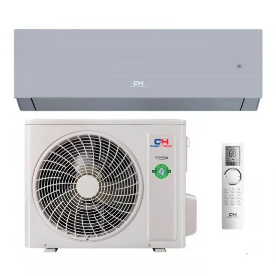 Aparat de aer condiționat Cooper&Hunter Majesty Inverter WI-FI R32 CH-S18FTXAM-SC ,, 18000 BTU, pana la 50 m², Silver