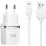 Încărcător Hoco C12 Smart dual 5 W, White (Lightning)