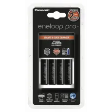 Зарядное устройство Panasonic K-KJ16HCC40E Smart-Quick Charger 4-pos AA/AAA + 4AA 2500mAh Зарядное устройство Panasonic K-KJ16HCC40E Smart-Quick Charger 4-pos AA/AAA + 4AA 2500mAh