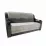 Canapea dreaptă CAM M2 (170x100), Dark Grey