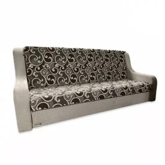 Canapea dreaptă CAM N7 (190x100) cotiere fara lemn, Gri ornament