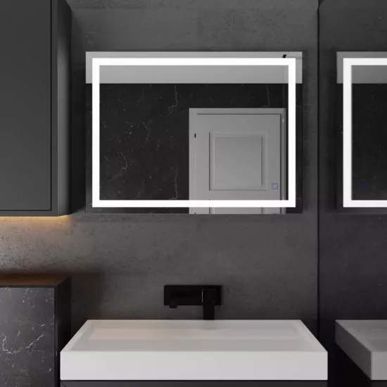OglindÄ? pentru baie Moonglass Barett 80x60 cm, cu 1 senzor È?i iluminare