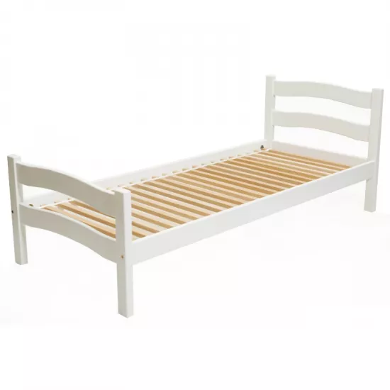 Детская кровать Goydalka Paris 1B49-1, без ящика, 80x190 см, Белый