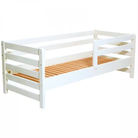 Детская кровать Goydalka Aurora 1B50-1, без ящика, 80x160 см, Белый
