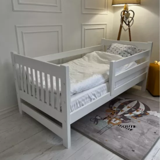 Детская кровать Goydalka Taddy 1B60-1, без ящика, 80x160 см, Белый