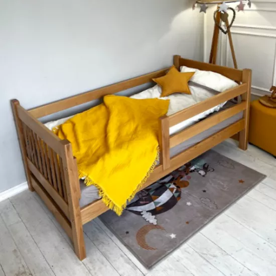 Детская кровать Goydalka Taddy 1B60-2, без ящика, 80x160 см, Натуральный