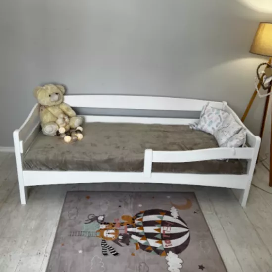 Детская кровать Goydalka Afina 1B70-1, без ящика, 80x160 см, Белый