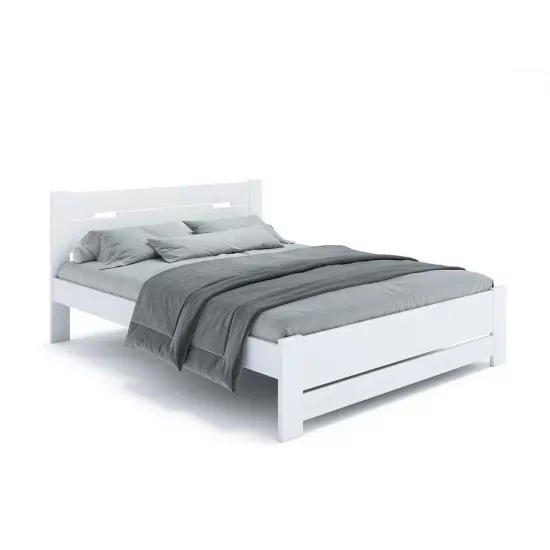 Деревянная кровать Klen Selena, 160 x 200 см, Белый