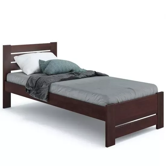 Деревянная кровать Klen Karoline, 90 x 200 см, Венге