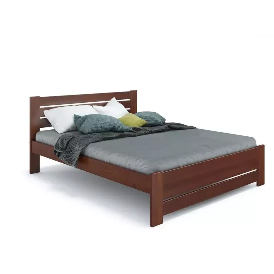 Деревянная кровать Klen Karoline, 160 x 200 см, Орех