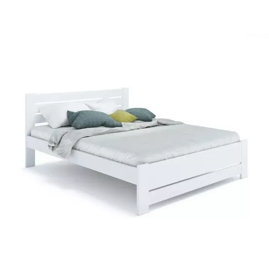 Деревянная кровать Klen Karoline, 160 x 200 см, Белый