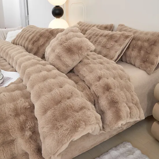Постельное бельё Relaxe Home Puffed Dreams Brown (двуспальный/Полиэстер)