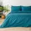 Lenjerie de pat Relaxe Home Stripe Dreams Smarald (2 persoane EURO/Microfiber)