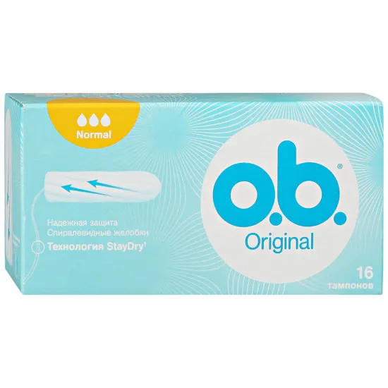 Tampoane OB Original Normal, 16 buc.