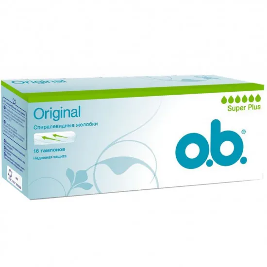 Tampoane OB Original Super Plus, 16 buc.