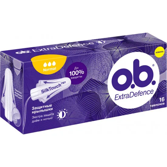 Tampoane OB Extra Defence Normal, 16 buc.