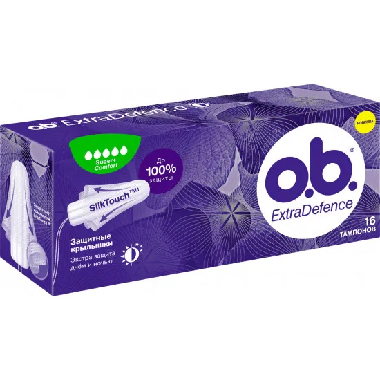 Tampoane OB Extra Defence Super Plus Comfort, 16 buc.