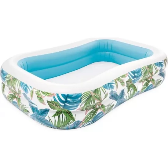 Piscină gonflabilă pentru copii Intex Tropical Swim Center 57177, 229x152x48 cm, 600 l, de la 3 ani