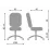 Fotoliu de birou Nowy Styl Fox GTS P, White PL55 OH14/С73