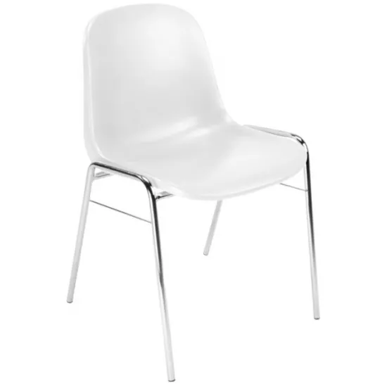 Scaun Nowy Styl Besta Chrome, White