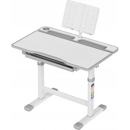 Masa de birou Mark Adler Biurko Study 3.0, Gray