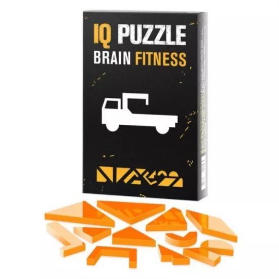 Joc de logica IQ Puzzle 1477 Crane Truck, 12 piese