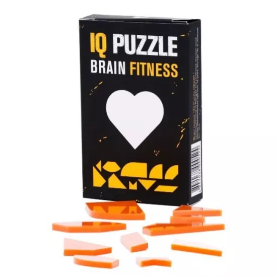Joc de logica IQ Puzzle 0524 Heart, 10 piese
