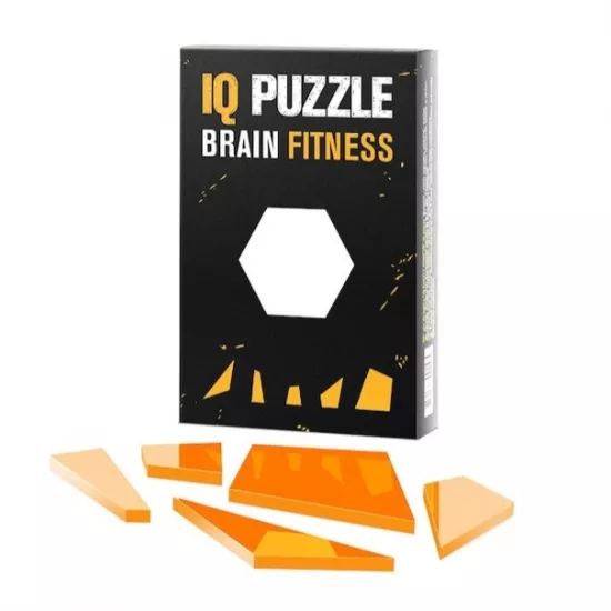 Joc de logica IQ Puzzle 0319 Hexagon, 5 piese
