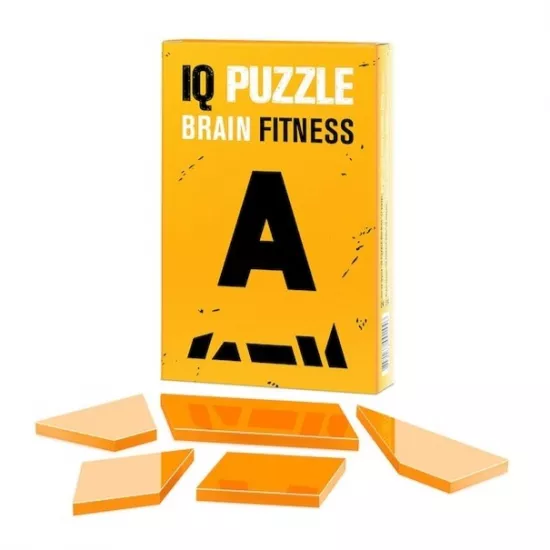Joc de logica IQ Puzzle 0128 Letter A, 5 piese