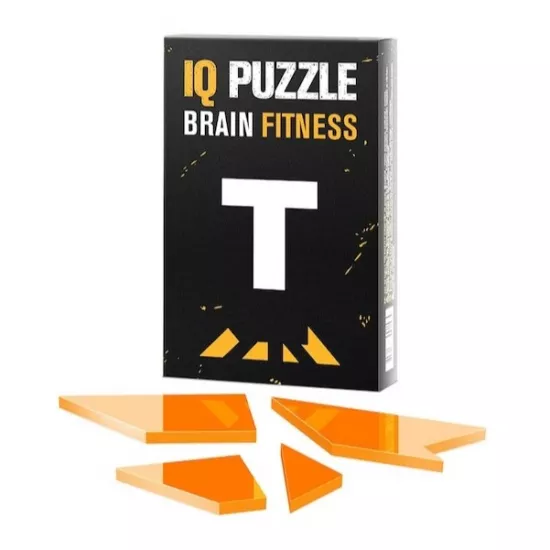 Joc de logica IQ Puzzle 0548 Letter T, 4 piese