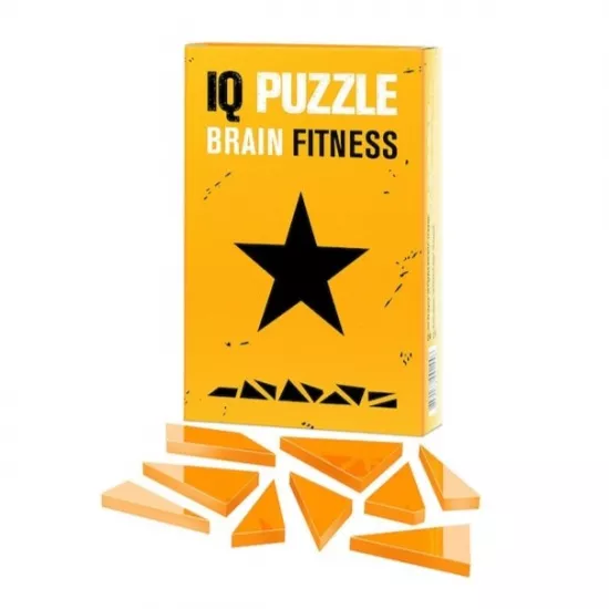 Joc de logica IQ Puzzle 0166 Star, 9 piese