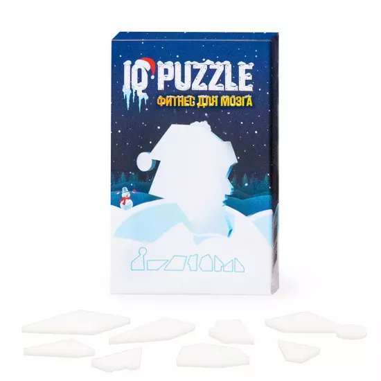Joc de logica IQ Puzzle 0654 Santa Claus, 9 piese