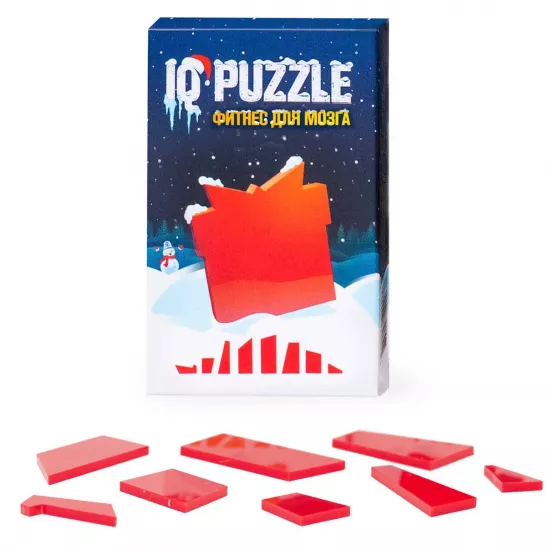 Joc de logica IQ Puzzle 0722 New Year's Present, 8 piese