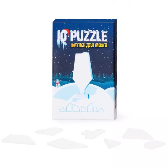 Joc de logica IQ Puzzle 0708 Glass, 7 piese