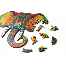 Piecezz 1002 Puzzle Elephant, 70pcs
