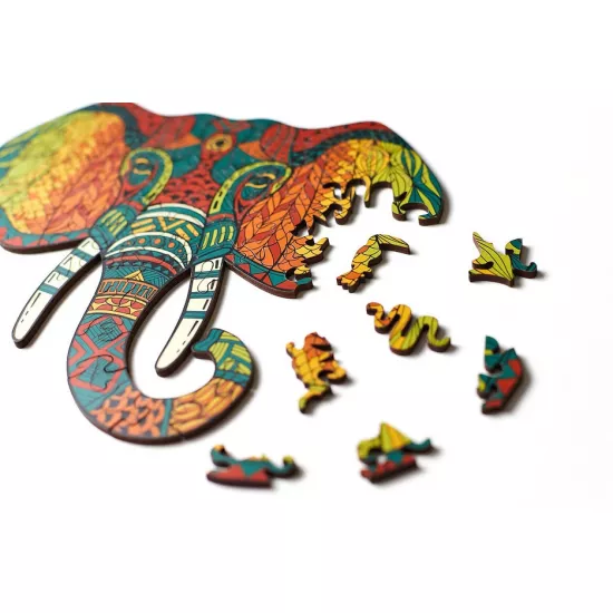 Piecezz 1002 Пазл Elephant, 70pcs